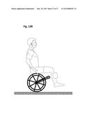 Mobile Manual Standing Wheelchair diagram and image