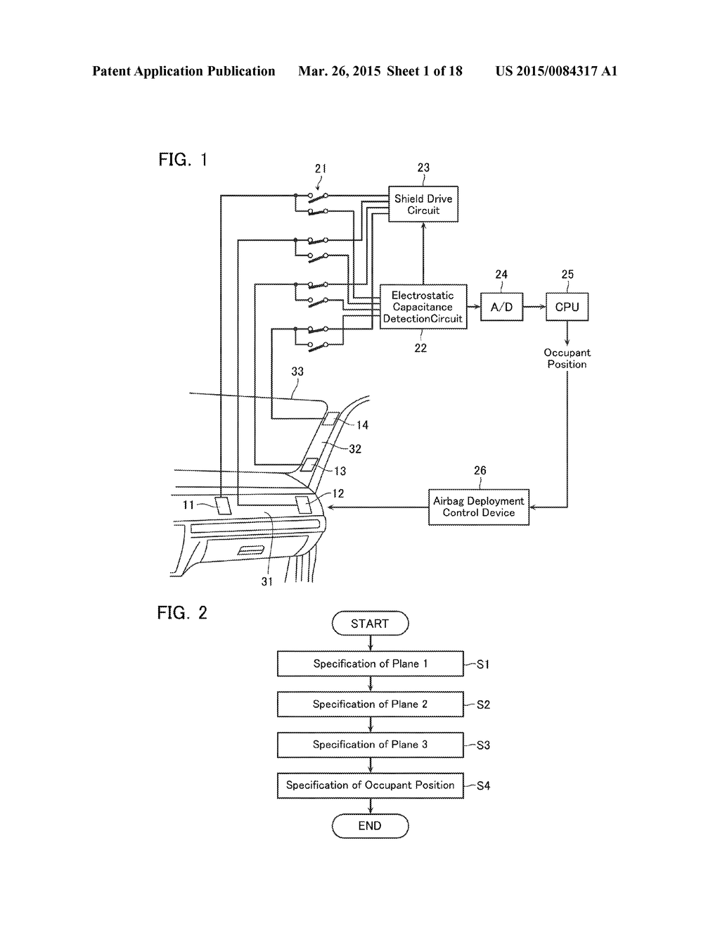 OCCUPANT POSITION DETECTION DEVICE AND AIRBAG DEPLOYMENT CONTROL SYSTEM - diagram, schematic, and image 02