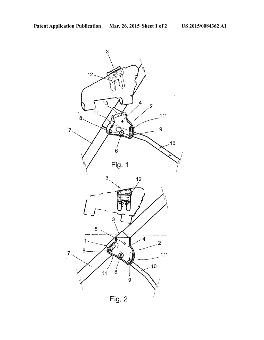 DEVICE FOR FITTING SEATS AND THE LIKE TO THE CHASSIS OF BABY CARRIAGES - diagram, schematic, and image 02