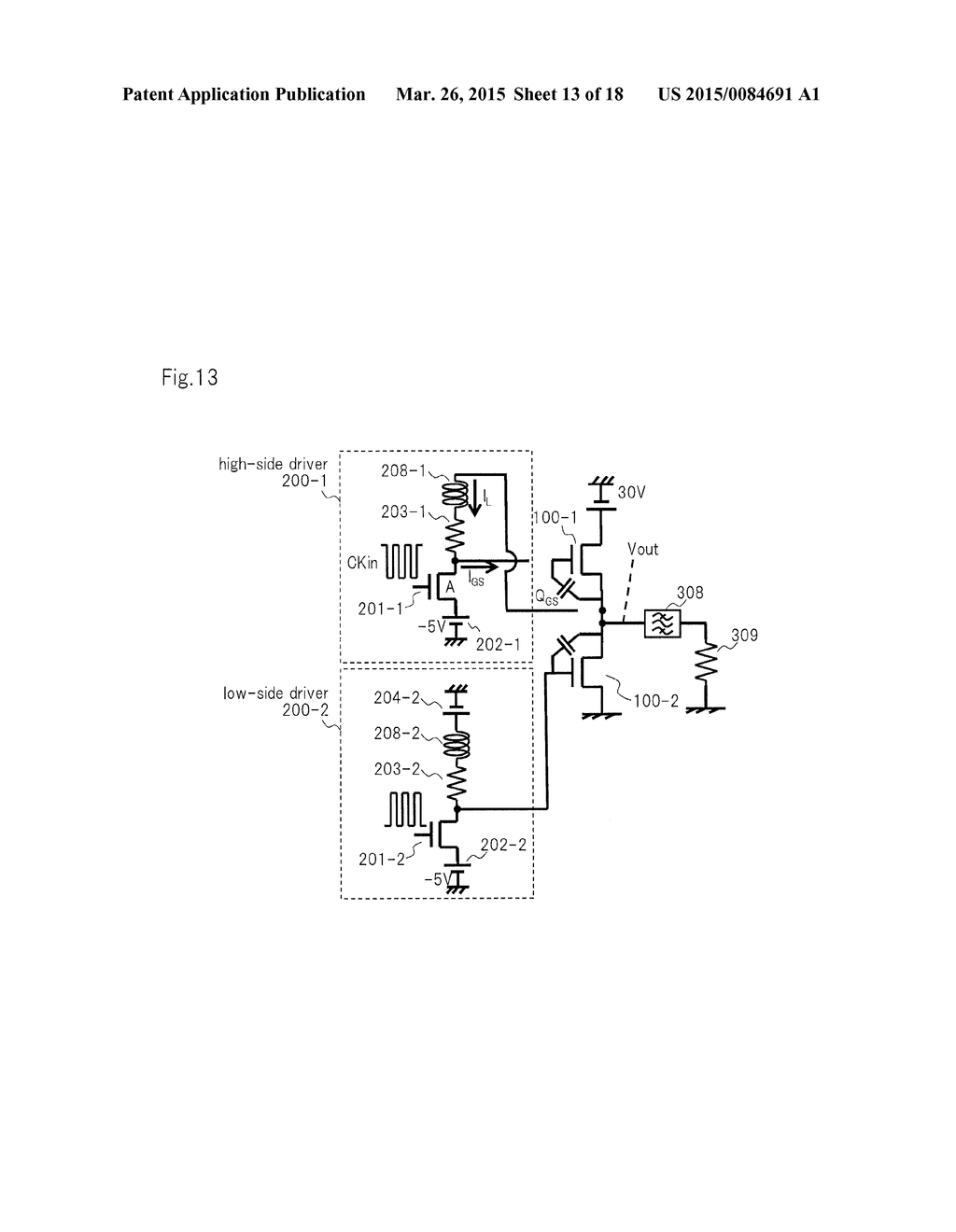 SWITCHING AMPLIFIER AND TRANSMITTER USING SAME - diagram, schematic, and image 14