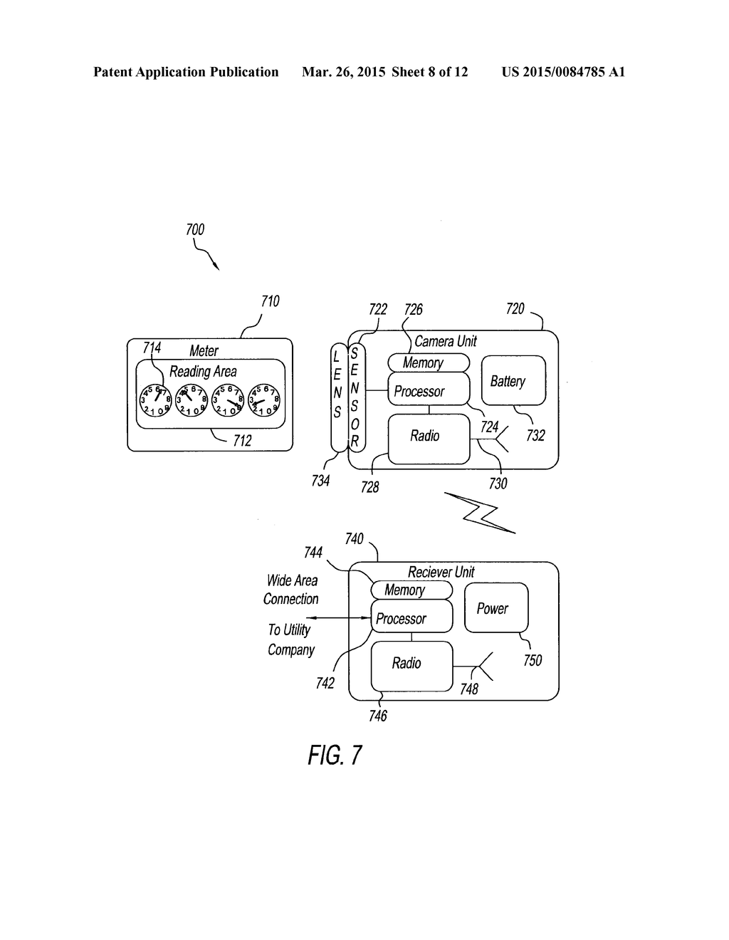 WIRELESS UTILITY METER READING SYSTEM AND METHOD - diagram, schematic, and image 09