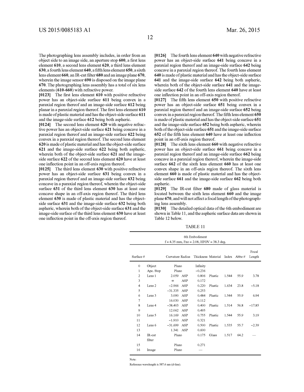 PHOTOGRAPHING LENS ASSEMBLY AND IMAGE CAPTURING DEVICE - diagram, schematic, and image 30