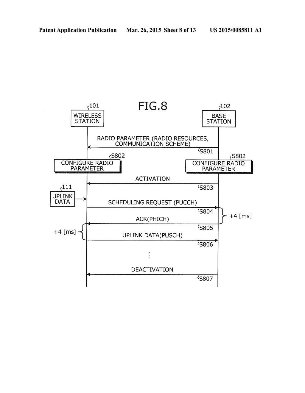 WIRELESS COMMUNICATIONS SYSTEM, WIRELESS STATION, BASE STATION, AND     COMMUNICATIONS METHOD - diagram, schematic, and image 09