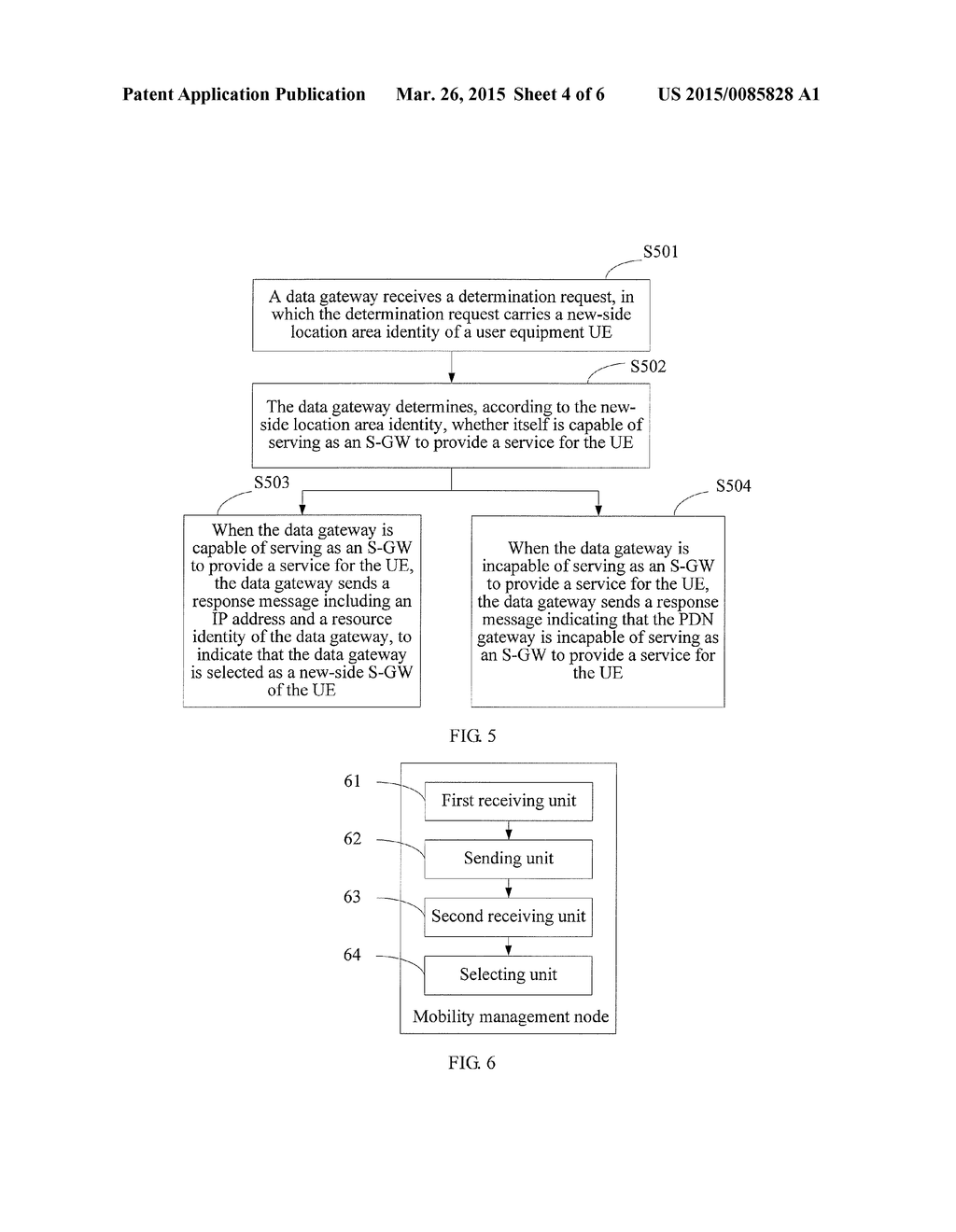 METHOD FOR OBTAINING SERVING GATEWAY, MOBILITY MANAGEMENT NODE, DATA     GATEWAY, AND SYSTEM - diagram, schematic, and image 05