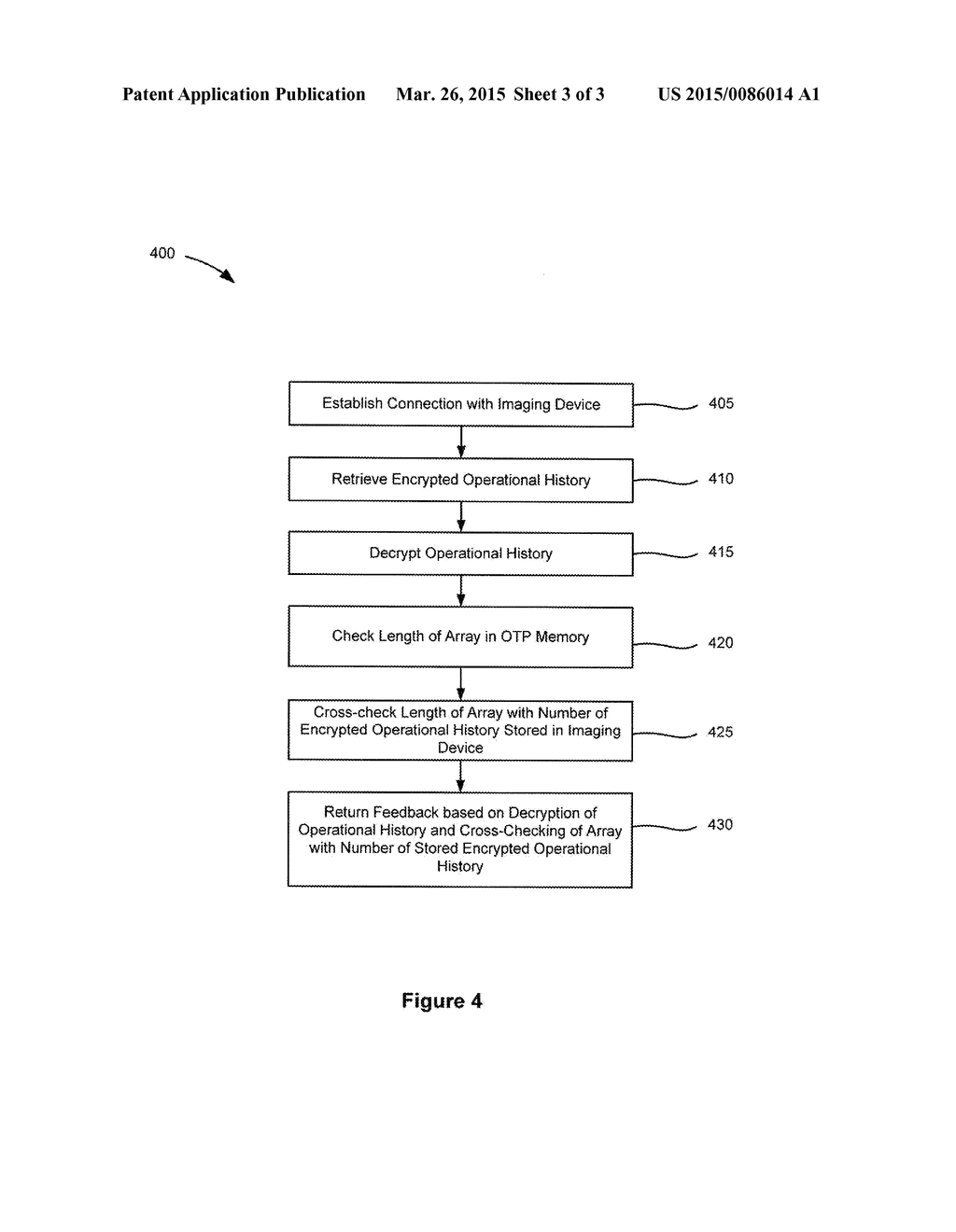 Systems and Methods of Securing Operational Information Associated with an     Imaging Device - diagram, schematic, and image 04