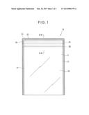 EASILY TEARABLE ZIPPER TAPE AND PACKAGING BAG WITH EASILY TEARABLE ZIPPER     TAPE diagram and image