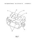 RECEPTACLE CONNECTOR WITH DOUBLE METALLIC SHELLS diagram and image