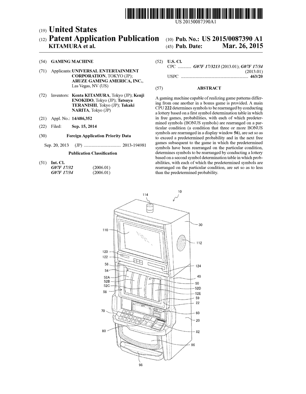 GAMING MACHINE - diagram, schematic, and image 01