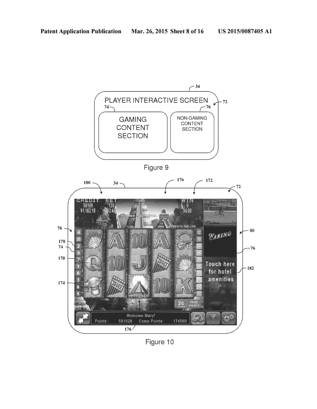 SYSTEM AND METHODS OF PROVIDING PLAYER SERVICES WITH GAMING DEVICES - diagram, schematic, and image 09