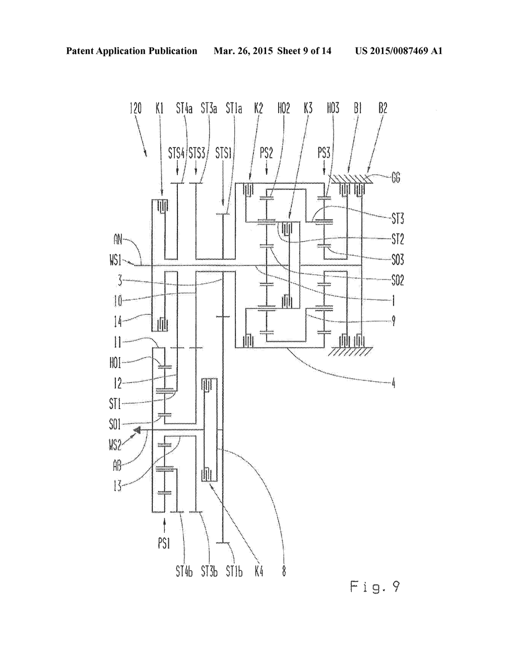 MULTI-STAGE POWER-SHIFT TRANSMISSION - diagram, schematic, and image 10