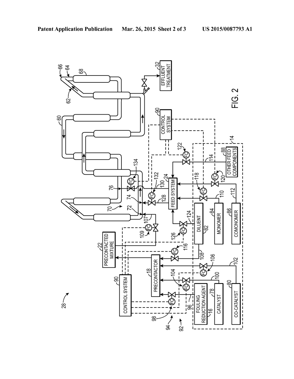 SYSTEM AND METHOD FOR DETERRING FOULING IN A POLYMERIZATION REACTOR - diagram, schematic, and image 03