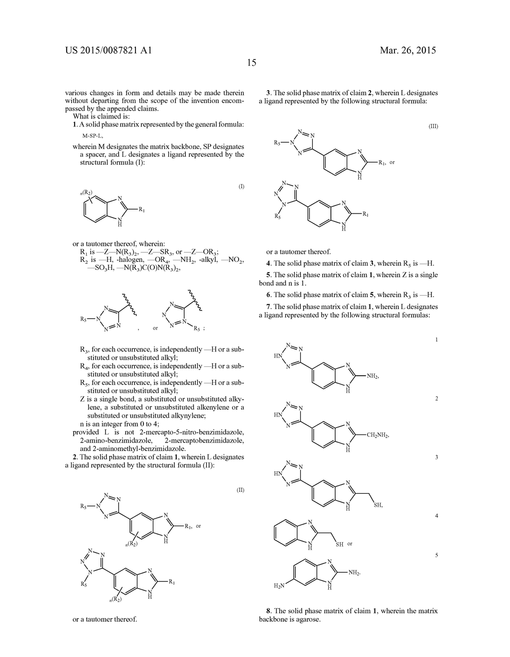 Benzimidazole Compounds And Their Use As Chromatographic Ligands - diagram, schematic, and image 16