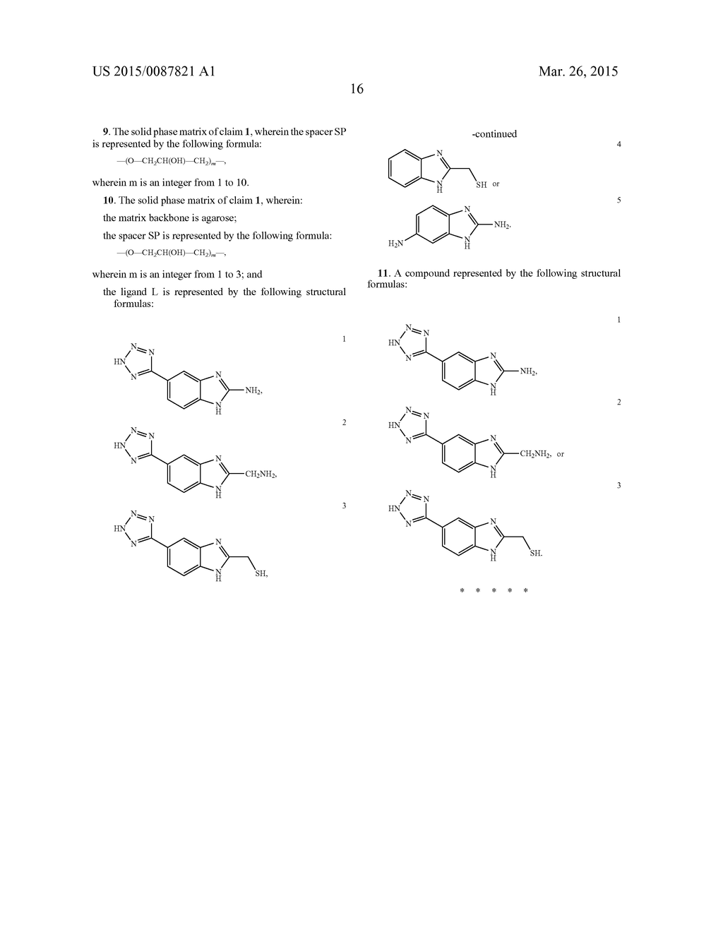 Benzimidazole Compounds And Their Use As Chromatographic Ligands - diagram, schematic, and image 17