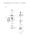 Washing Water Spraying Vessel for Nasal Cavity Cleaner diagram and image