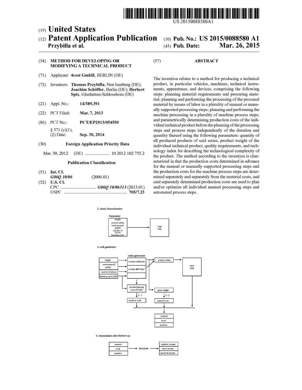 METHOD FOR DEVELOPING OR MODIFYING A TECHNICAL PRODUCT - diagram, schematic, and image 01