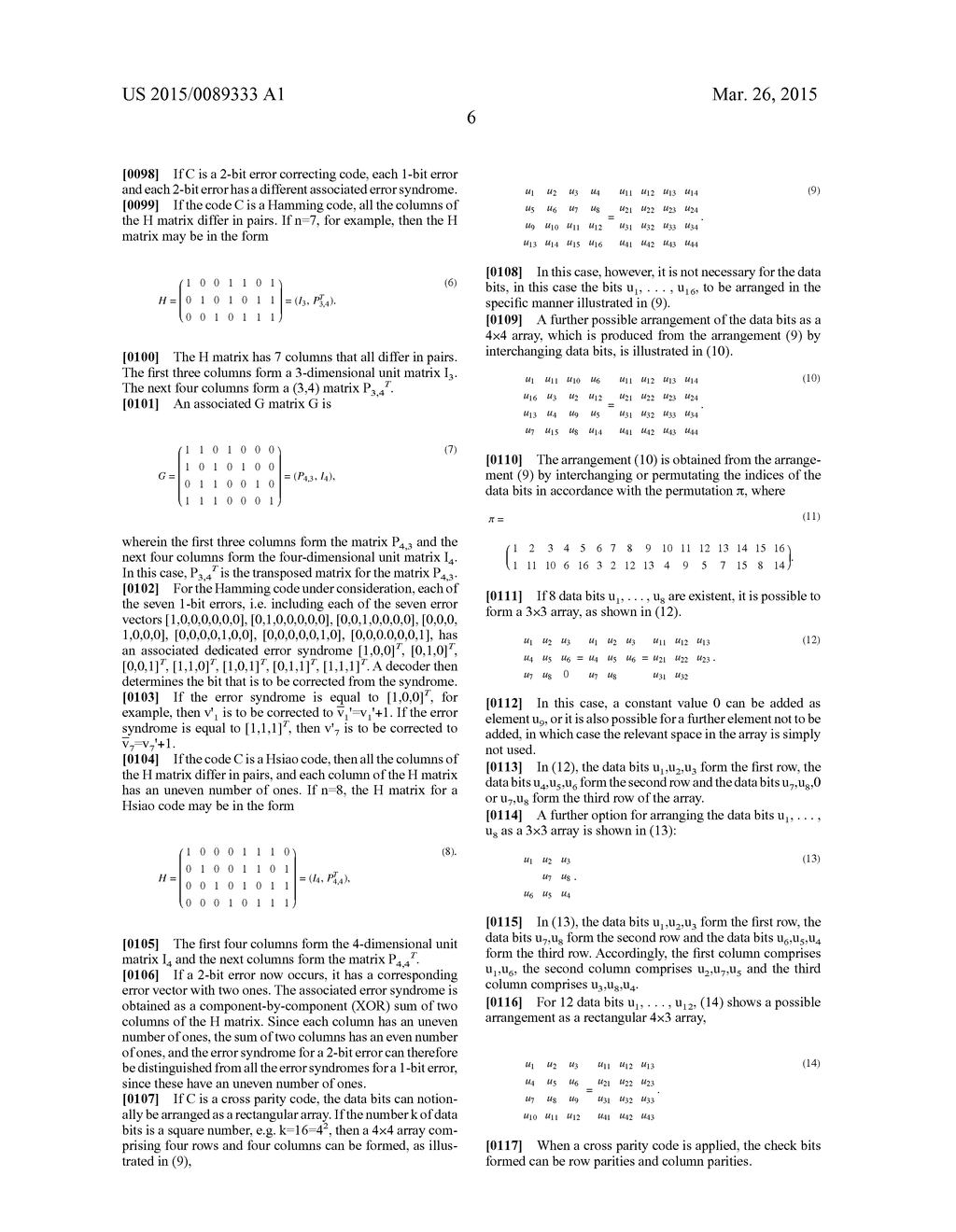 CIRCUIT ARRANGEMENT AND METHOD FOR REALIZING CHECK BIT COMPACTING FOR     CROSS PARITY CODES - diagram, schematic, and image 13