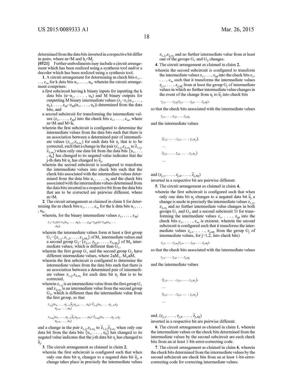 CIRCUIT ARRANGEMENT AND METHOD FOR REALIZING CHECK BIT COMPACTING FOR     CROSS PARITY CODES - diagram, schematic, and image 25