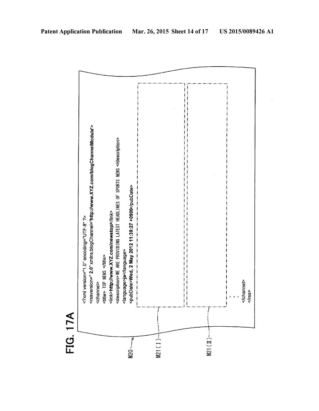 DEVICE FOR VEHICLE, COMPUTER-READABLE MEDIUM FOR DISPLAYING INFORMATION,     AND SYSTEM FOR VEHICLE - diagram, schematic, and image 15