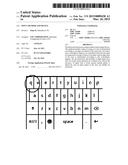 INPUT METHOD AND DEVICE diagram and image
