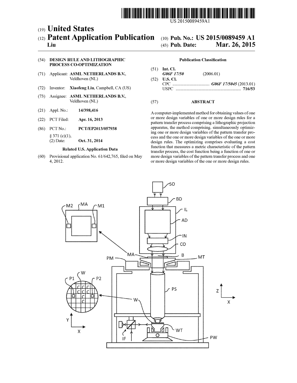 DESIGN RULE AND LITHOGRAPHIC PROCESS CO-OPTIMIZATION - diagram, schematic, and image 01