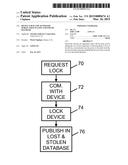 DEVICE LOCK AND AUTOMATIC PUBLICATION IN LOST AND FOUND DATABASE diagram and image