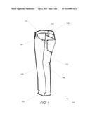 Concealed Pockets for Trousers diagram and image