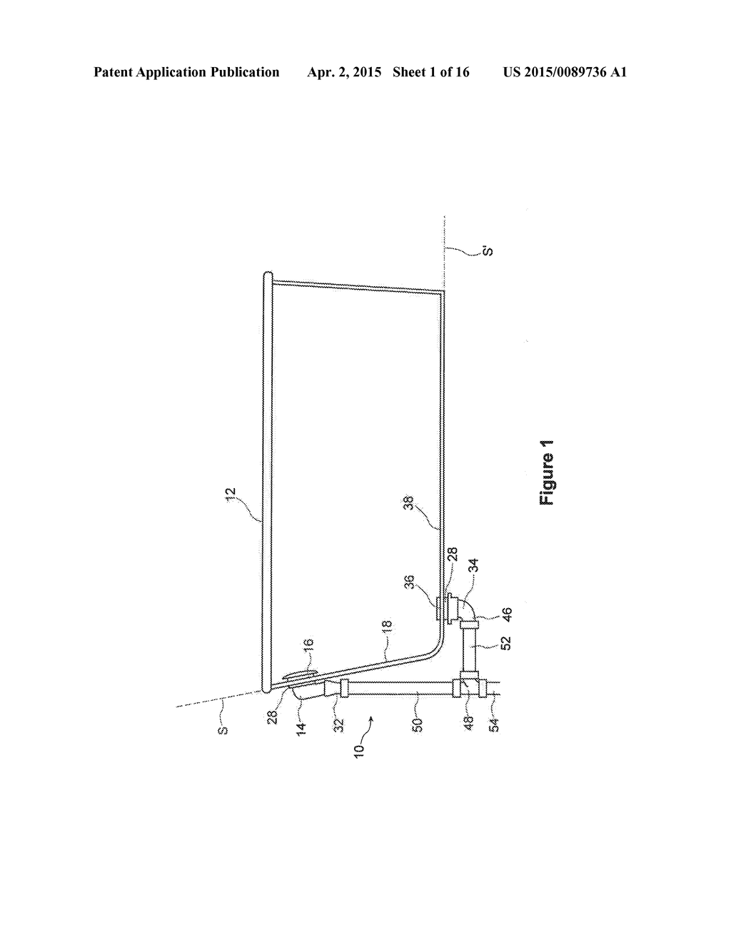 BATHTUB DRAIN AND OVERFLOW KIT - diagram, schematic, and image 02