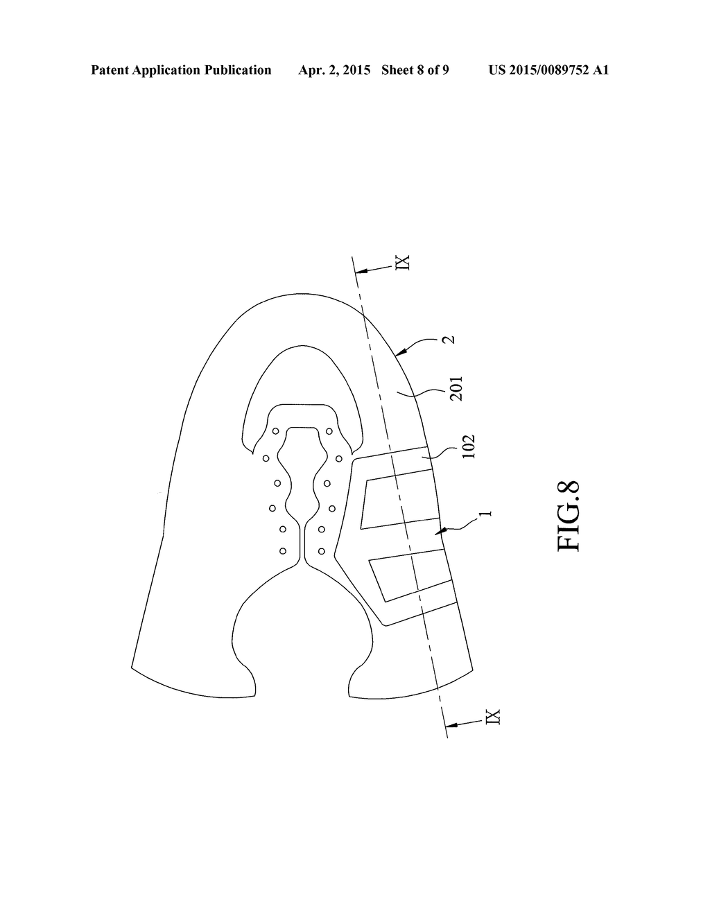 METHOD FOR PRODUCING SEAMLESS SHOE UPPER - diagram, schematic, and image 09