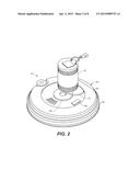 CLEANING DISC HAVING SACRIFICIAL ELECTROLYSIS CELL AND CORRESPONDING     MOBILE FLOOR CLEANER diagram and image