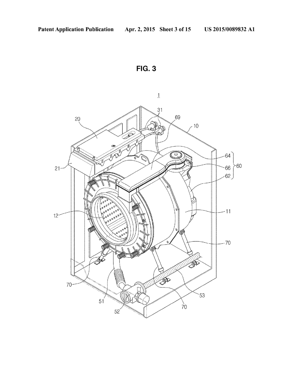 DRYING APPARATUS, WASHING MACHINE HAVING THE SAME AND METHOD OF     CONTROLLING THE DRYING APPARATUS - diagram, schematic, and image 04