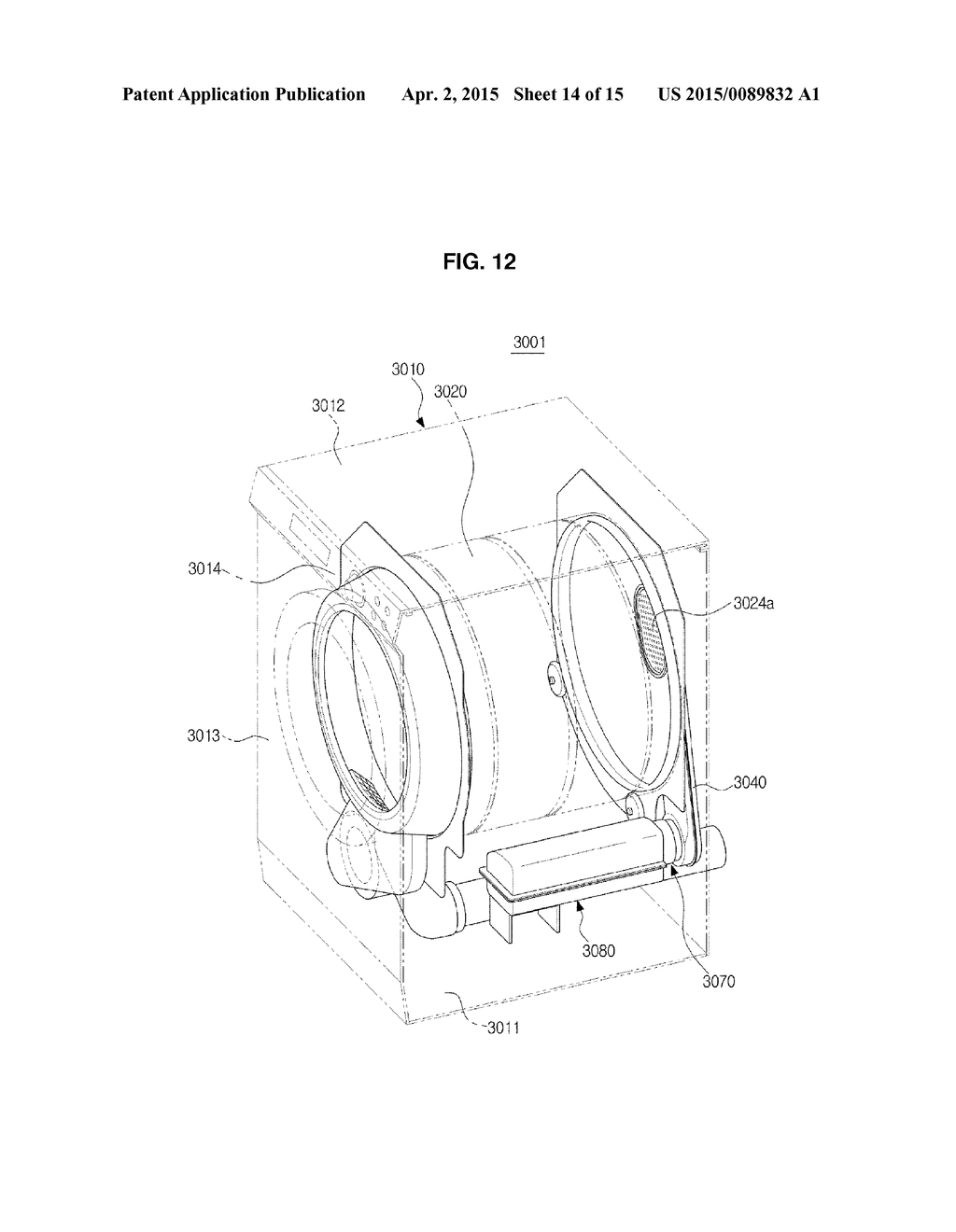 DRYING APPARATUS, WASHING MACHINE HAVING THE SAME AND METHOD OF     CONTROLLING THE DRYING APPARATUS - diagram, schematic, and image 15