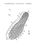 UPPERS AND SOLE STRUCTURES FOR ARTICLES OF FOOTWEAR diagram and image