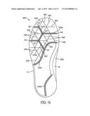 UPPERS AND SOLE STRUCTURES FOR ARTICLES OF FOOTWEAR diagram and image