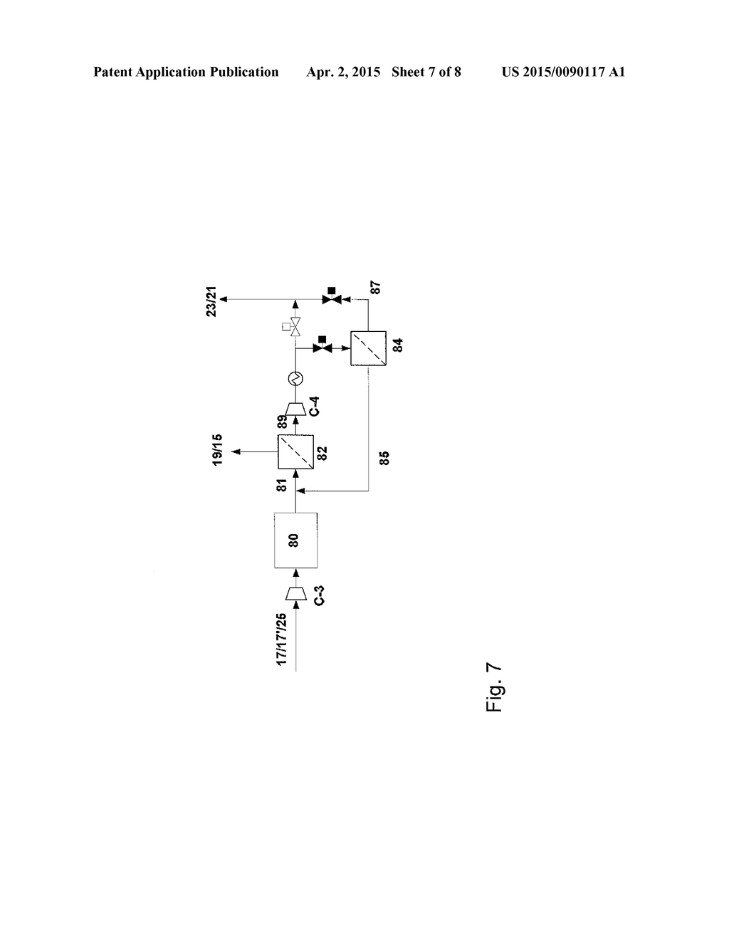 GAS TREATMENT SYSTEM USING SUPERSONIC SEPARATORS - diagram, schematic, and image 08