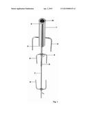 BATTERY-POWERED ADJUSTABLE REVOLVING SKEWER diagram and image