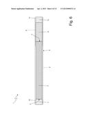 FILTER-TIPPED CIGARETTE WITH A REMOVABLE CAP, AND RELATIVE MANUFACTURING     METHOD AND MACHINE diagram and image