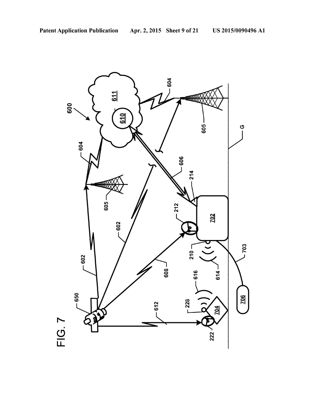 HORIZONTAL DIRECTIONAL DRILLING SYSTEM INCLUDING SONDE POSITION DETECTION     USING GLOBAL POSITIONING SYSTEMS - diagram, schematic, and image 10