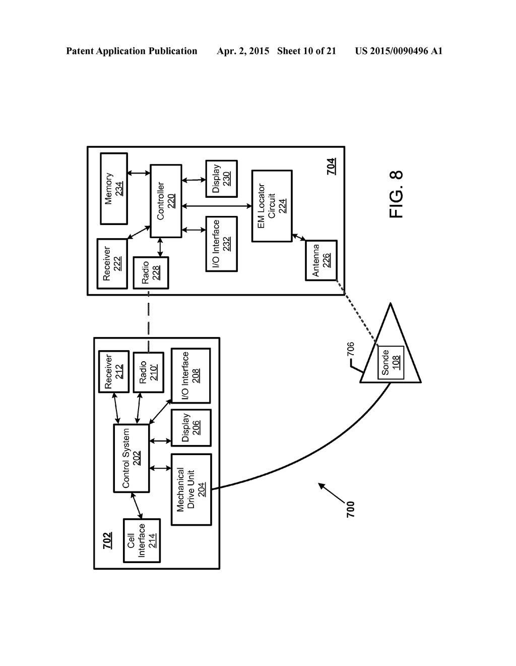 HORIZONTAL DIRECTIONAL DRILLING SYSTEM INCLUDING SONDE POSITION DETECTION     USING GLOBAL POSITIONING SYSTEMS - diagram, schematic, and image 11