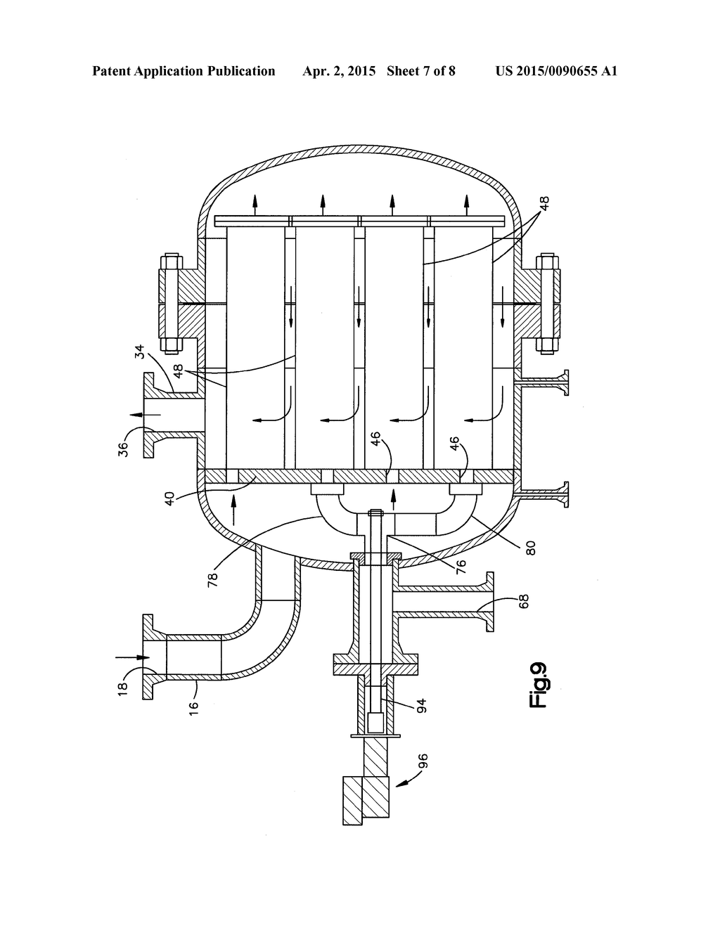 FILTRATION ASSEMBLY WITH BACKWASHING FOR PRESSURIZED FLUID SYSTEM - diagram, schematic, and image 08