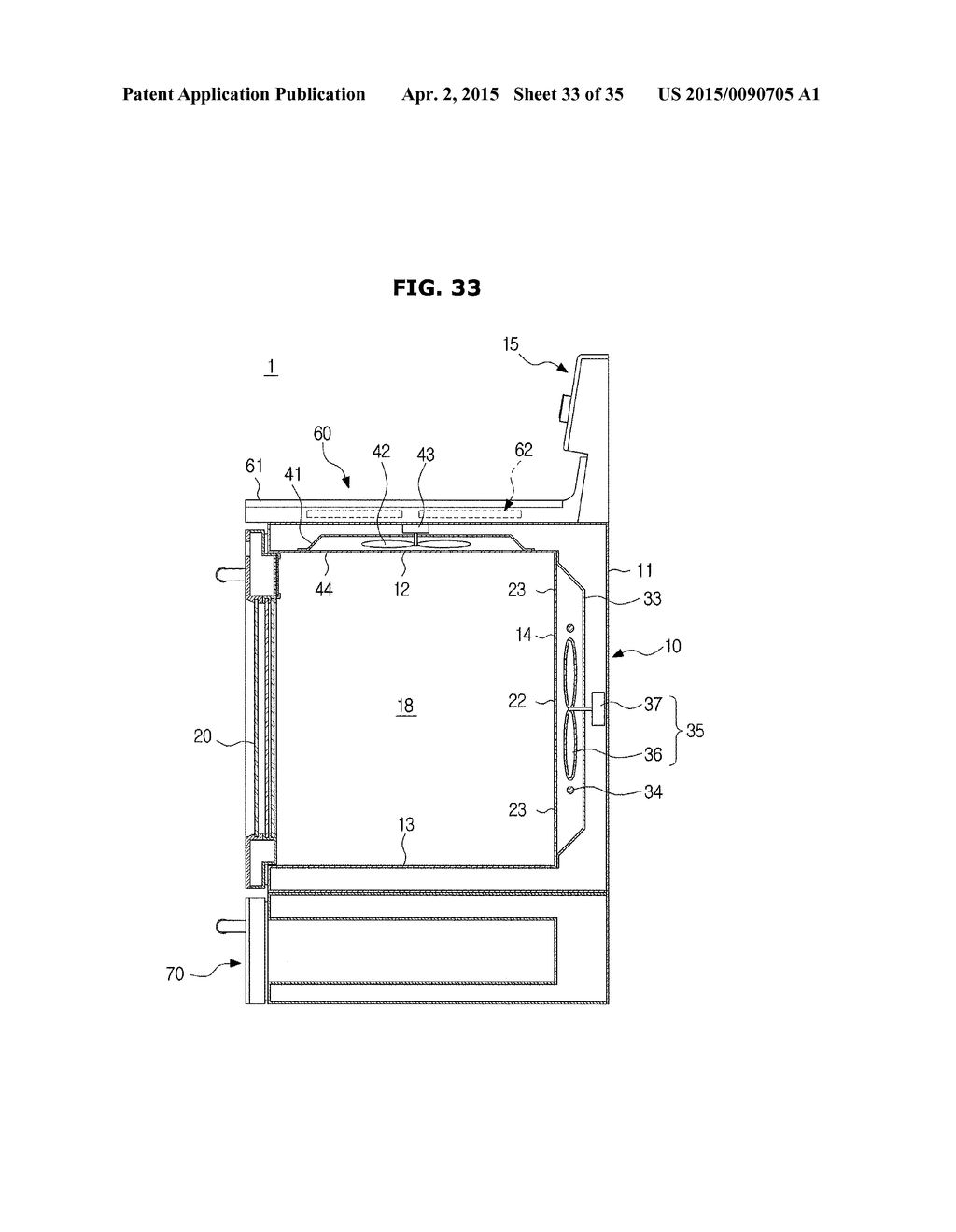 COOKING APPARATUS AND METHOD OF CONTROLLING THE SAME - diagram, schematic, and image 34