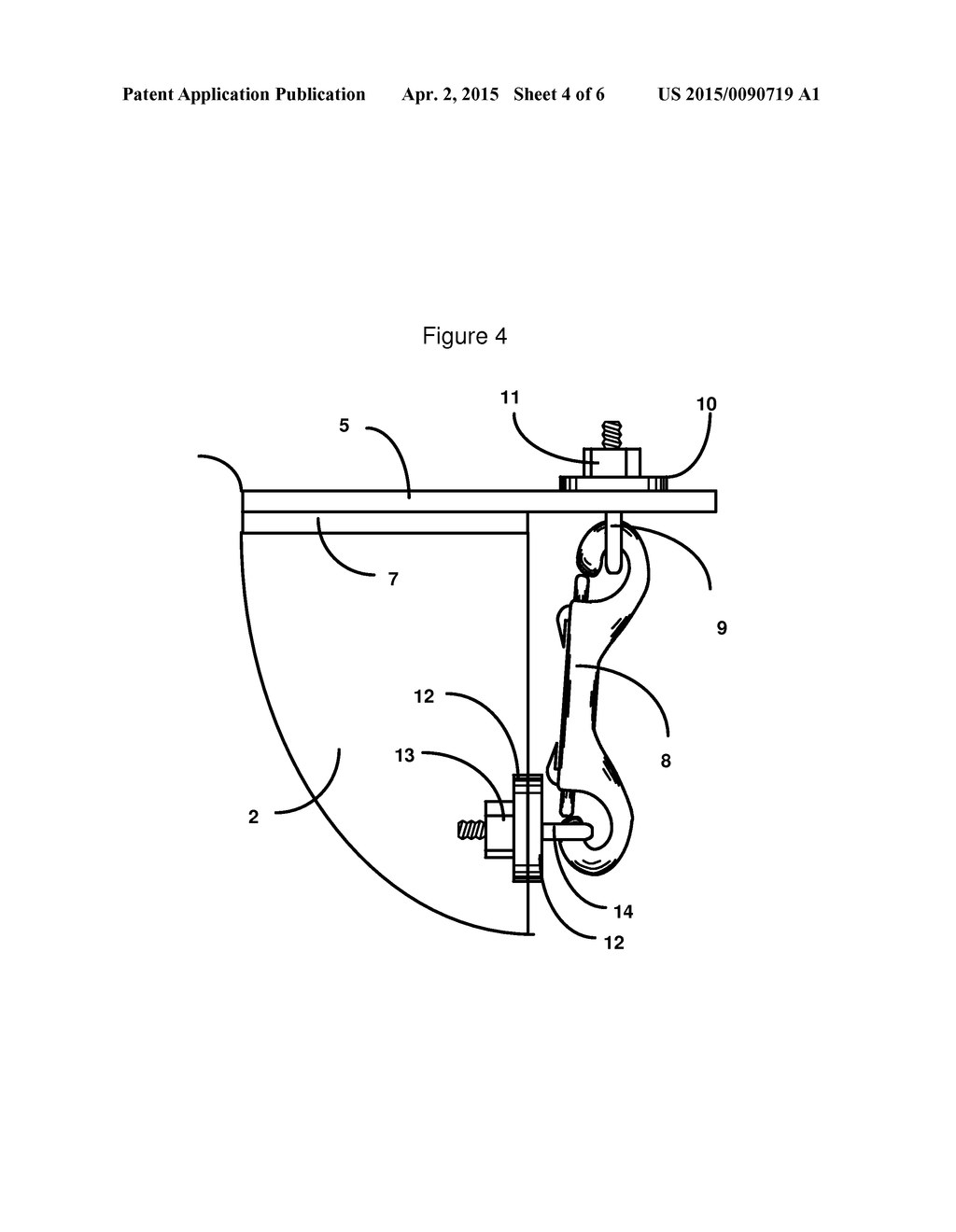 Animal-Proof Locking Mechanism For Trash Containers - diagram, schematic, and image 05