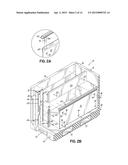 Container Having Padded Dunnage Supports and L-Shaped Tracks diagram and image