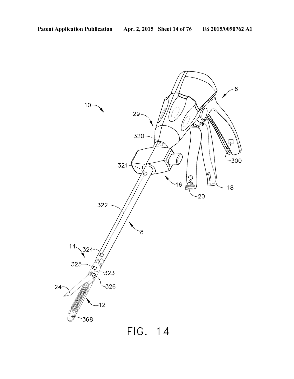 SURGICAL INSTRUMENT WITH WIRELESS COMMUNICATION BETWEEN CONTROL UNIT AND     REMOTE SENSOR - diagram, schematic, and image 15