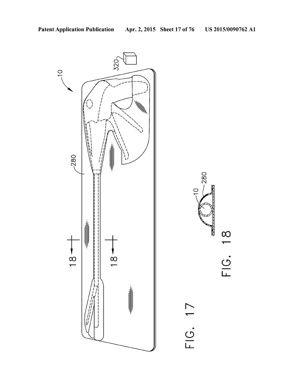 SURGICAL INSTRUMENT WITH WIRELESS COMMUNICATION BETWEEN CONTROL UNIT AND     REMOTE SENSOR - diagram, schematic, and image 18