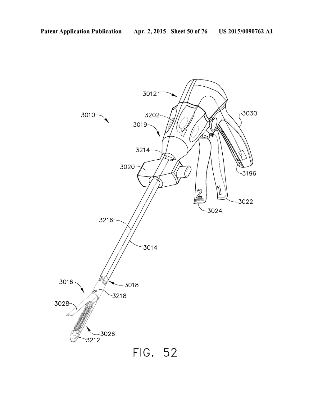 SURGICAL INSTRUMENT WITH WIRELESS COMMUNICATION BETWEEN CONTROL UNIT AND     REMOTE SENSOR - diagram, schematic, and image 51