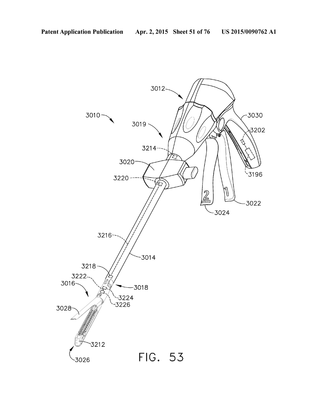 SURGICAL INSTRUMENT WITH WIRELESS COMMUNICATION BETWEEN CONTROL UNIT AND     REMOTE SENSOR - diagram, schematic, and image 52