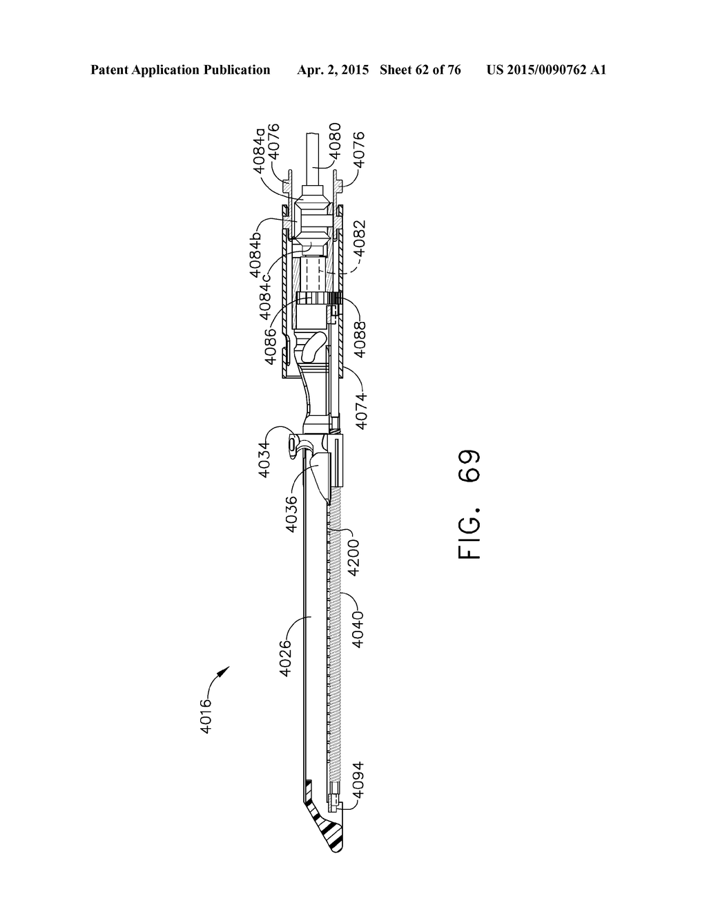 SURGICAL INSTRUMENT WITH WIRELESS COMMUNICATION BETWEEN CONTROL UNIT AND     REMOTE SENSOR - diagram, schematic, and image 63