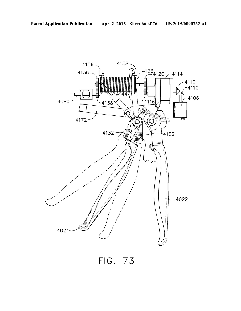 SURGICAL INSTRUMENT WITH WIRELESS COMMUNICATION BETWEEN CONTROL UNIT AND     REMOTE SENSOR - diagram, schematic, and image 67