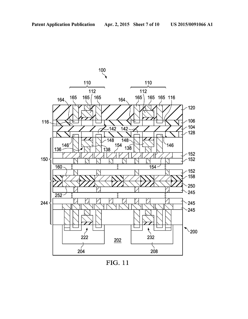 Double Sided NMOS/PMOS Structure and Methods of Forming the Same - diagram, schematic, and image 08