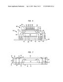 PACKAGE-ON-PACKAGE ASSEMBLY WITH WIRE BONDS TO ENCAPSULATION SURFACE diagram and image